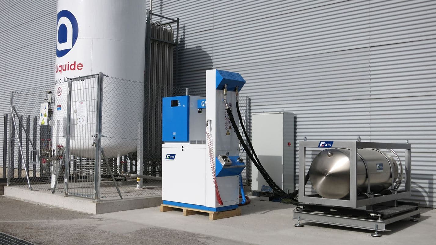Liquefied Natural Gas (LNG) test bench