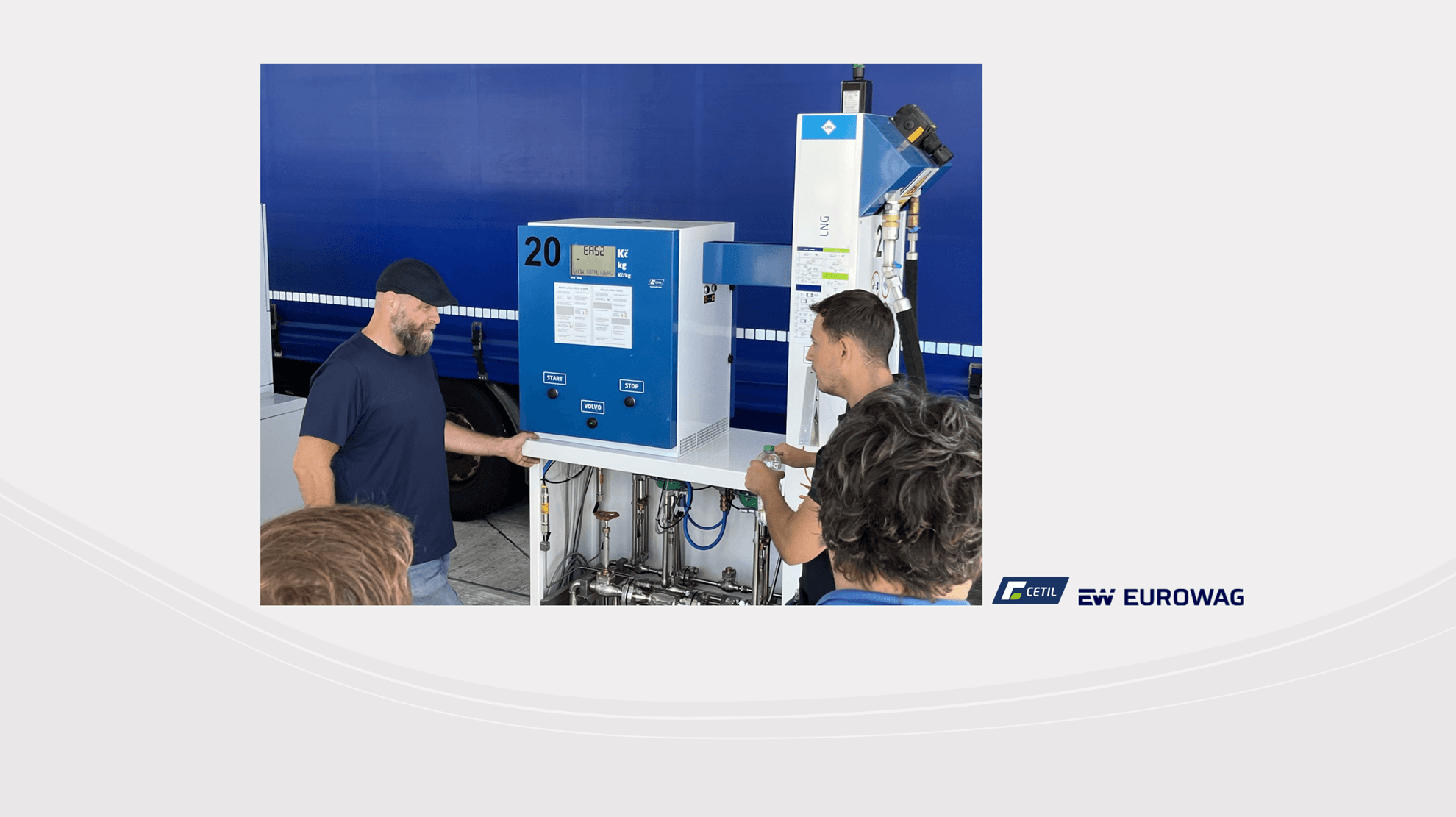 LNG dispenser training in Eurowag