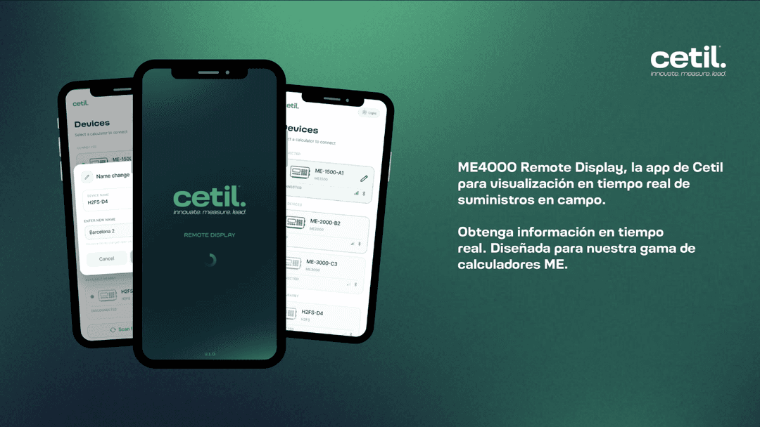ME4000 Remote Display – Cetil’s new app for real-time supply monitoring