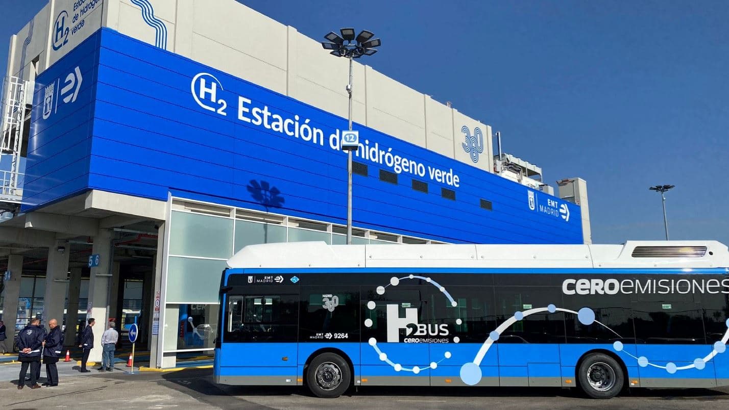 Cetil dispensers at Europe's first public hydrogen station for buses